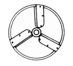 Electrolux 653196 Slicing Disc Plate