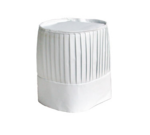 John Ritzenthaler European Chef Hat, 10", White, Poly-Cotton, John Ritzenthaler CH-EURO