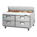 Everest Refrigeration EPBNWR2-D4 Refrigerated Counter, Sandwich / Salad Unit