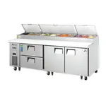 Everest Refrigeration EPPR3-D2 Refrigerated Counter, Pizza Prep Table