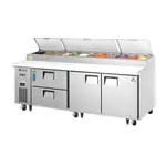 Everest Refrigeration EPPR3-D2 Refrigerated Counter, Pizza Prep Table
