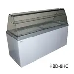 Excellence HBD-6HC Display Case, Dipping Ice Cream