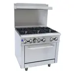 Falcon AR36-6 Range, 36" Restaurant, Gas