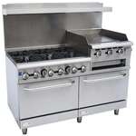 Falcon Range, 60", Stainless Steel, Gas, Elevation 4500', Falcon Equipment AR60-24RB-4500