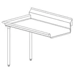 Falcon DTCL3024 Dishtable, Clean Straight