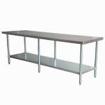 Falcon Work Table, 30" x 84", Stainless Steel, Falcon Equipment WT-3084-SSU-16
