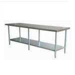 Falcon Work Table, 30" x 96", Stainless Steel, Falcon Equipment WT-3096-SSU-16
