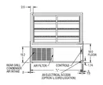 Federal Industries CGR3142 Display Case, Refrigerated Bakery