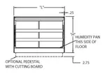 Federal Industries CH2428 Display Case, Hot Food, Countertop