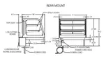 Federal Industries CRB3628 Display Case, Refrigerated Deli, Countertop