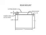 Federal Industries CRR3628 Display Case, Refrigerated Deli, Countertop