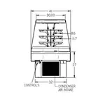 Federal Industries ECSS40SC Display Case, Refrigerated, Self-Serve