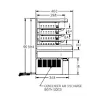 Federal Industries ECSS40SC Display Case, Refrigerated, Self-Serve