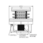 Federal Industries IMSS60SC-3 Display Case, Refrigerated, Self-Serve