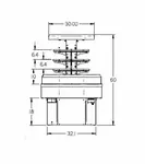 Federal Industries IMSS84SC-2 Display Case, Refrigerated, Self-Serve