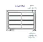 Federal Industries ITD3626 Display Case, Non-Refrigerated Countertop