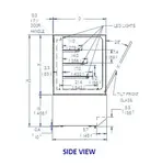 Federal Industries ITD4826-B18 Display Case, Non-Refrigerated Bakery