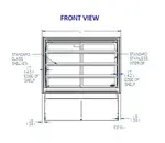 Federal Industries ITR3626 Display Case, Refrigerated, Drop In