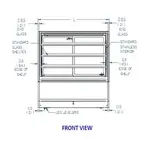 Federal Industries ITR3626-B18 Display Case, Refrigerated