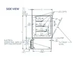 Federal Industries ITR3634 Display Case, Refrigerated, Drop In