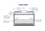 Federal Industries ITR4826 Display Case, Refrigerated, Drop In