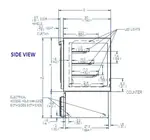 Federal Industries ITRSS3626 Display Case, Refrigerated, Drop In