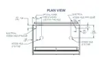 Federal Industries ITRSS3634 Display Case, Refrigerated, Drop In