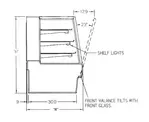 Federal Industries SGR3142 Display Case, Refrigerated Bakery