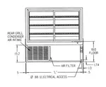 Federal Industries SGR5042DZ Display Case, Refrigerated/Non-Refrig