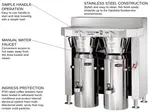 FETCO IP44-62H-30 (C62186MIP) Coffee Brewer for Thermal Server