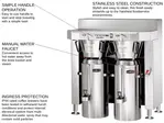 FETCO IP44-62H-30 (C62196MIP) Coffee Brewer for Thermal Server