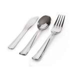 FINE LINE SETTINGS INC. Variety Pack, Cutlery, 24 Count, Silver, Polystyrene, Fine Line 601