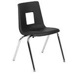 Flash Furniture ADV-SSC-18BLK Chair, Side, Stacking, Indoor
