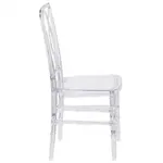 Flash Furniture BH-H007-CRYSTAL-GG Chair, Side, Stacking, Outdoor