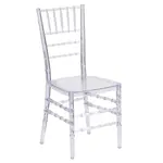 Flash Furniture BH-ICE-CRYSTAL-GG Chair, Side, Stacking, Outdoor