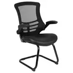 Flash Furniture BL-X-5C-BK-LEA-GG Chair, Armchair, Indoor