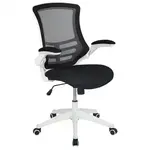 Flash Furniture BL-X-5M-WH-BK-GG Chair, Swivel
