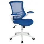 Flash Furniture BL-X-5M-WH-BLUE-GG Chair, Swivel