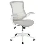 Flash Furniture BL-X-5M-WH-GY-GG Chair, Swivel