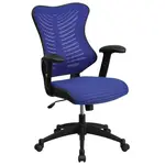 Flash Furniture BL-ZP-806-BL-GG Chair, Swivel