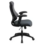 Flash Furniture BL-ZP-806-GY-GG Chair, Swivel