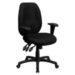 Flash Furniture BT-6191H-BK-GG Chair, Swivel