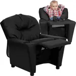 Flash Furniture BT-7950-KID-BK-LEA-GG Sofa Seating, Recliner