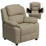 Flash Furniture BT-7985-KID-BGE-GG Sofa Seating, Recliner