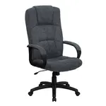 Flash Furniture BT-9022-BK-GG Chair, Swivel
