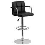 Flash Furniture CH-102029-BK-GG Bar Stool, Swivel, Indoor