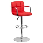 Flash Furniture CH-102029-RED-GG Bar Stool, Swivel, Indoor