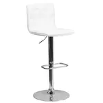 Flash Furniture CH-112080-WH-GG Bar Stool, Swivel, Indoor