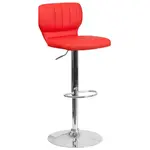 Flash Furniture CH-132330-RED-GG Bar Stool, Swivel, Indoor