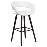 Flash Furniture CH-152560-WH-VY-GG Bar Stool, Indoor